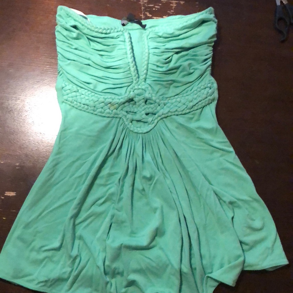 Sky strapless shirt